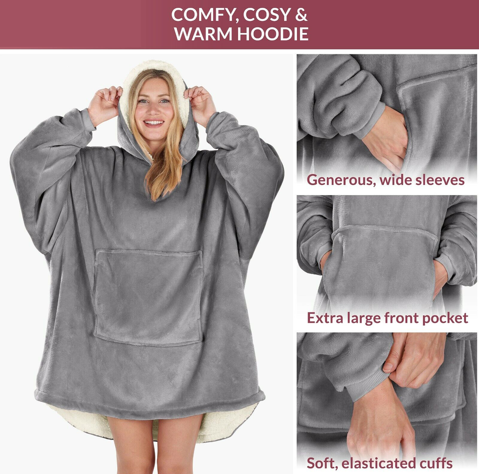 Luksusowy Koc-Hoodie na ZimęTM