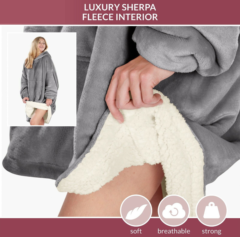 Luksusowy Koc-Hoodie na ZimęTM